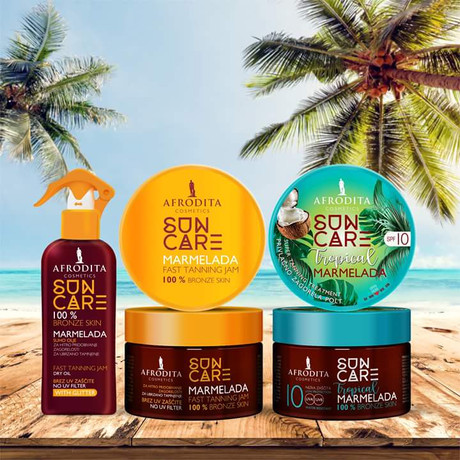Afrodita SUN CARE Marmelada - bronzosító napozáshoz Afrodita SUN CARE Marmelada - bronzosító napozáshoz